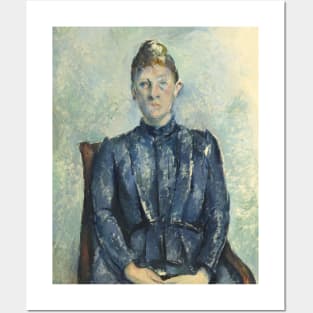 Portrait of Madame Cezanne by Paul Cezanne Posters and Art